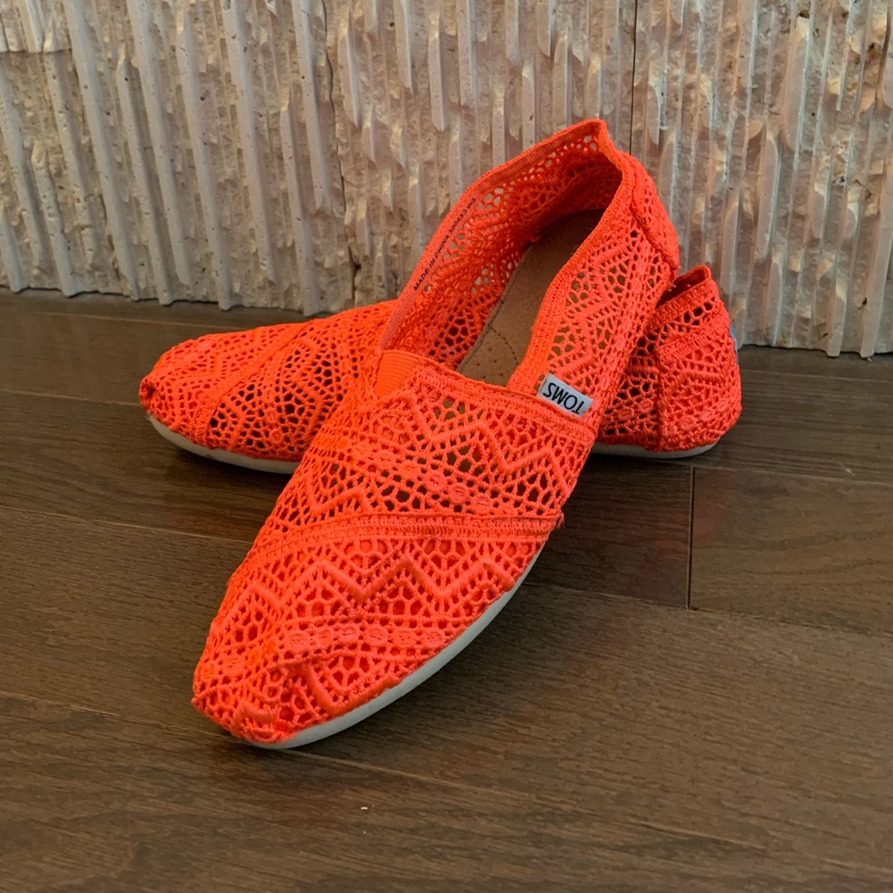 Toms Alpargata Slip-on Neon Orange